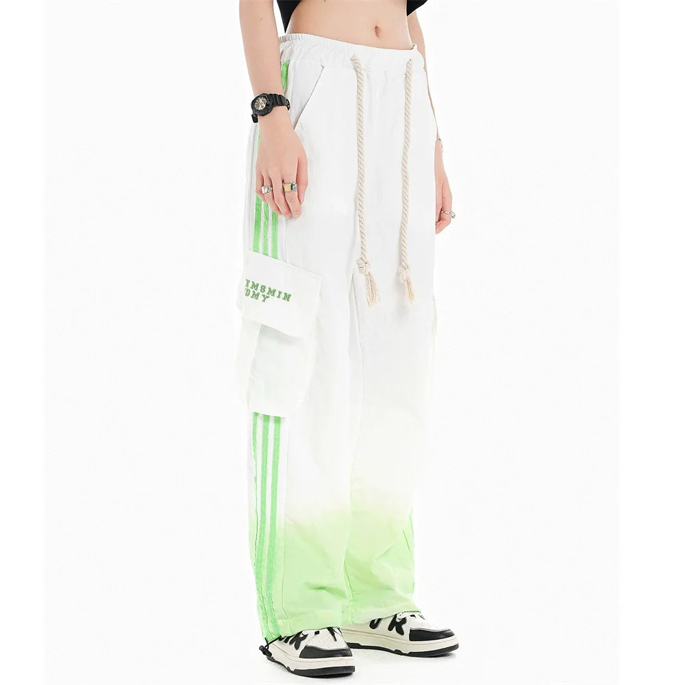 Men Sweatpants Casual Pants Men Straight-Leg Trousers Spring/Summer Workwear with Pocket Elastic Waist Baggy Pants