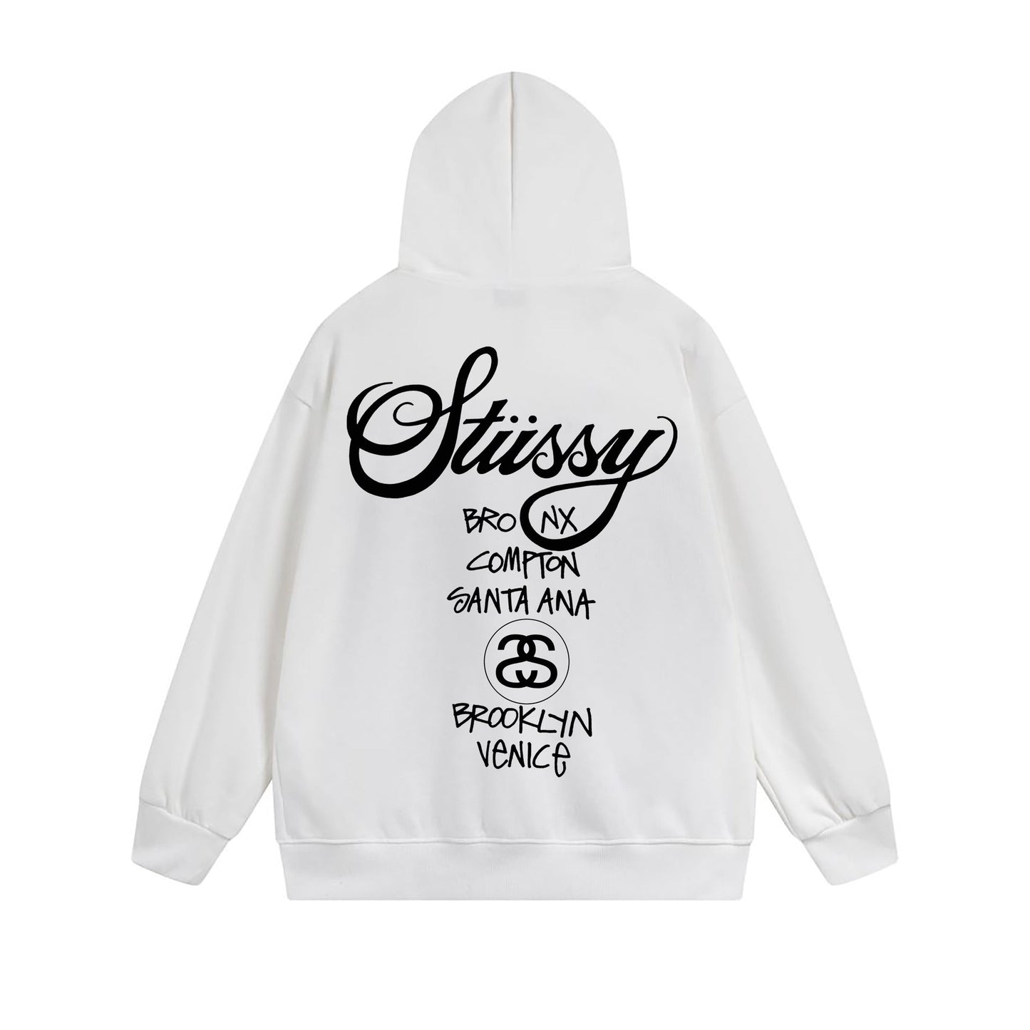 Stussy Hoodie Zip Cardigan Hooded Sweater