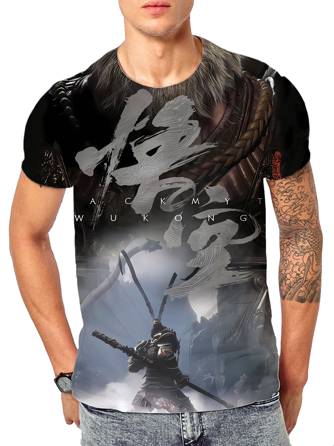 Black Myth Wukong game Qi Tian Da Sheng 3D Digital Printed