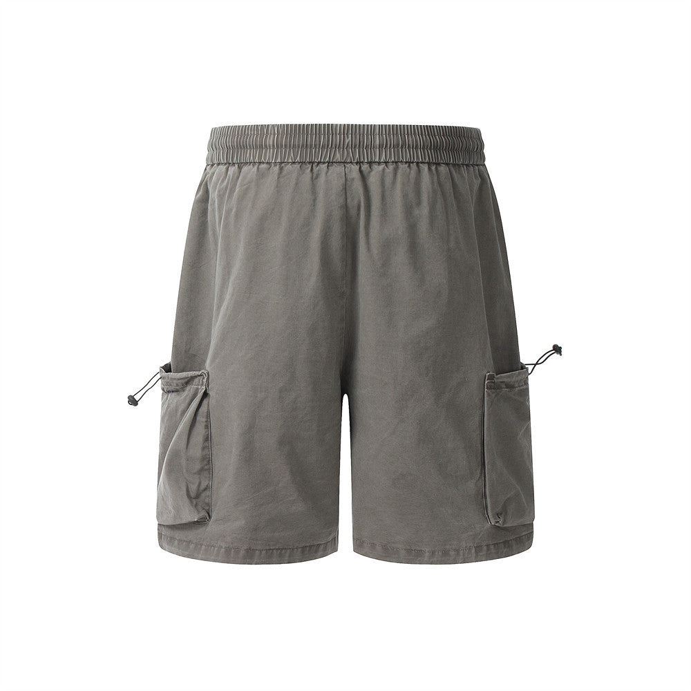 Men Shorts Large Workwear with Pocket Shorts Loose Breathable