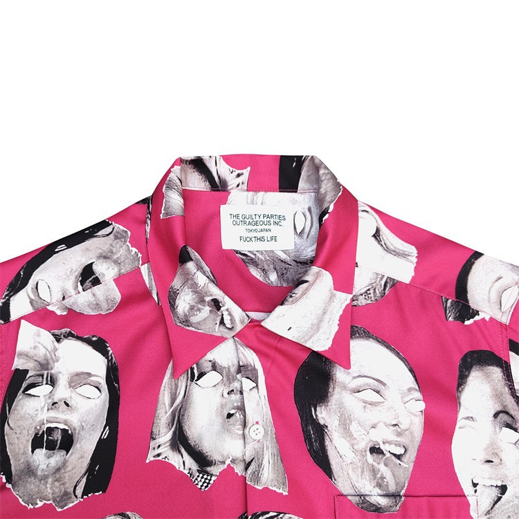 GUILTYPARTIES TIGER Shirts x WEIRDO DAVE Portfolio Skull Short Sleeve Shirts