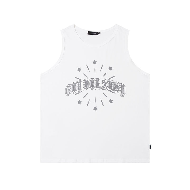 Women Vest Retro Sleeveless T-shirt Vest