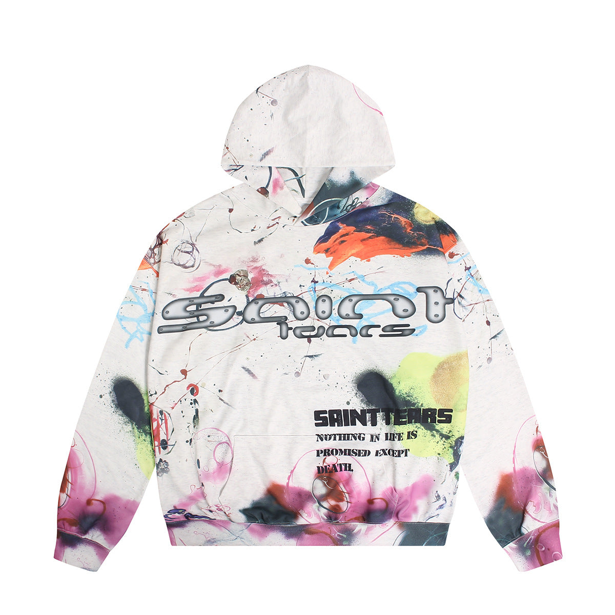 Unisex Hoodies Saint michael Painted Loose Hoodie