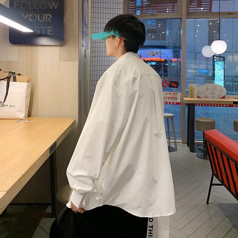 Men Shirts Long Sleeve Summer Loose Versatile Coat