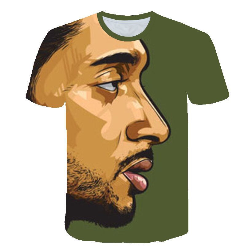 Nipsey Hussle T Shirts 3D Digital Printing Words
