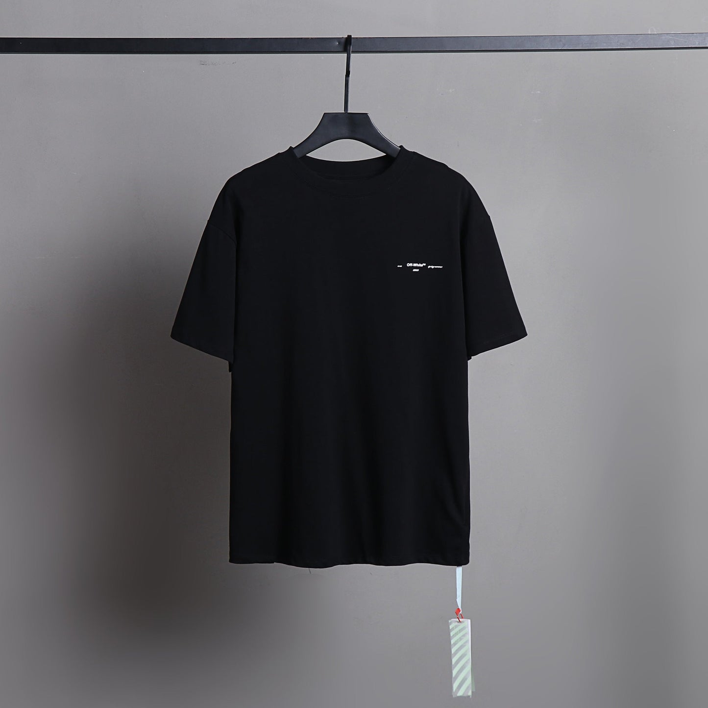 Ow T Shirts Gradient Printing Men and Women Short Sleeve