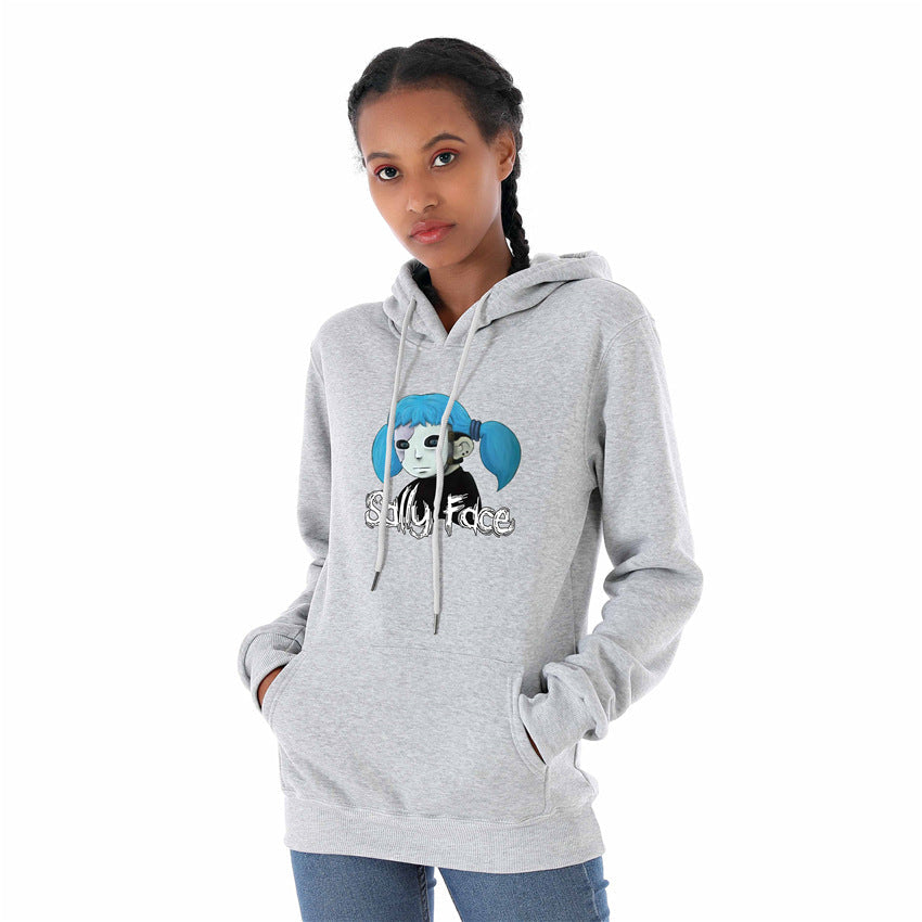 Sally Face Hoodie Sally Face Game Character Printing plus Velvet for Women