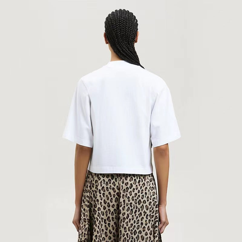 Palm Angle T Shirts Portrait Printing Bottoming Shirt