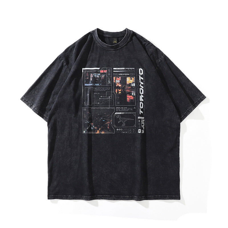 Men's T-Shirt Loose Short-Sleeved T-shirt
