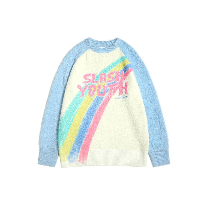 Women Sweater Soft Idle Style Coral Fleece Sweater