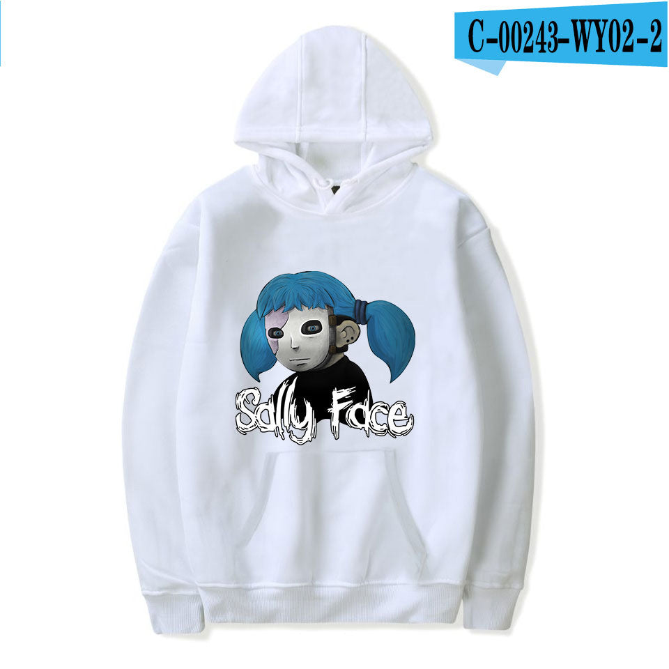 Sally Face Hoodie Game Character Printing Fashion Personality