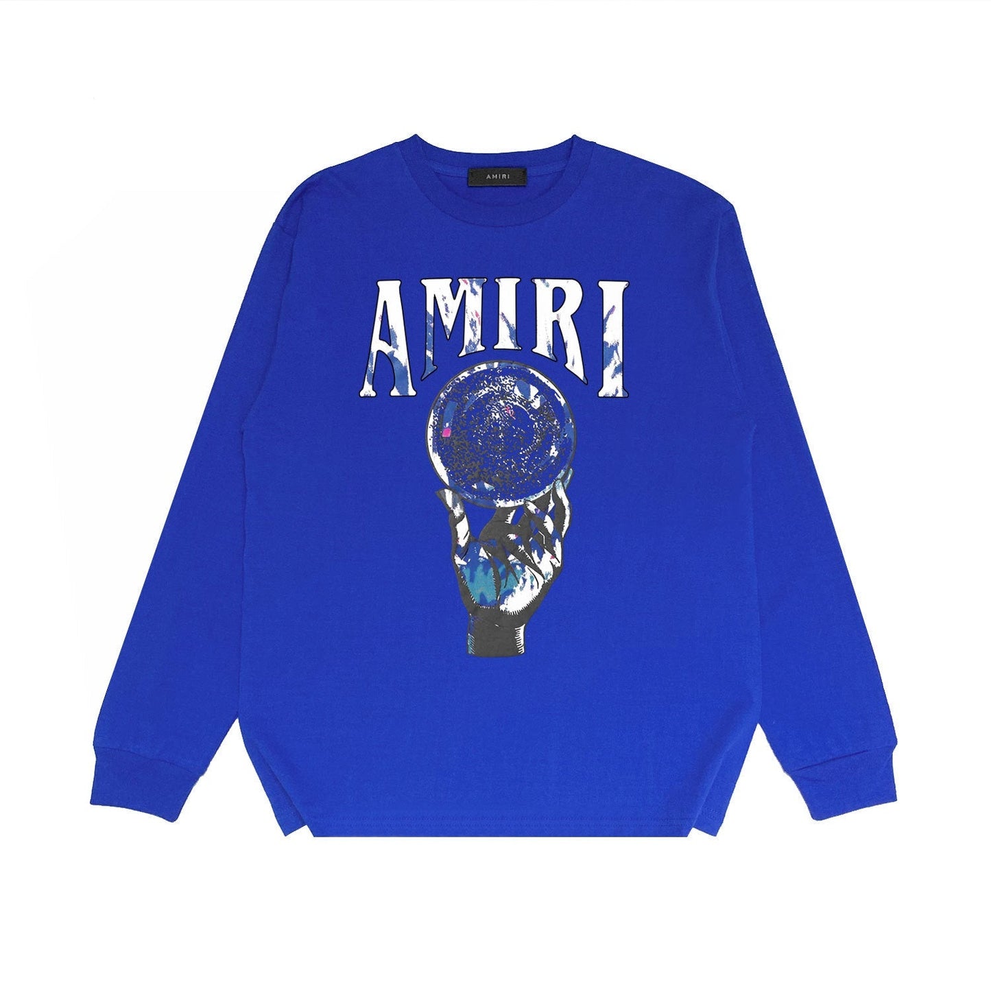 Amiri Long-Sleeve Shirt Personality Printing Stylish Casual