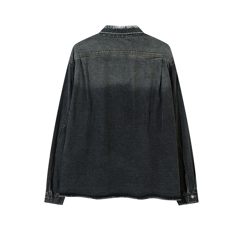 Unisex Vintage Shirt Jacket Men's Autumn Jacket
