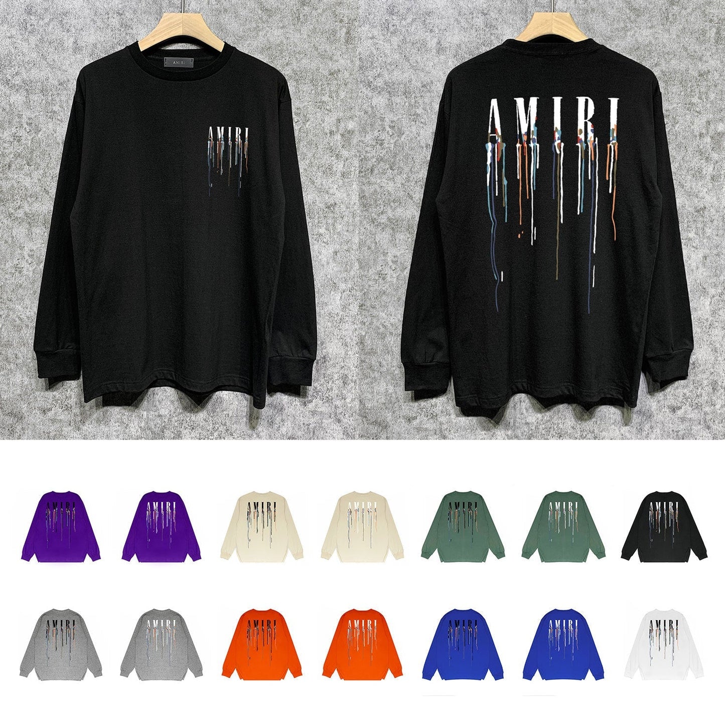 Amiri Sweatshirt Long Sleee Shirts
