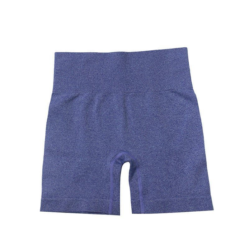 Women Yoga Sports Shorts Quick-Drying Breathable Threaded Tight Cycling Sports Yoga Fitness Shorts