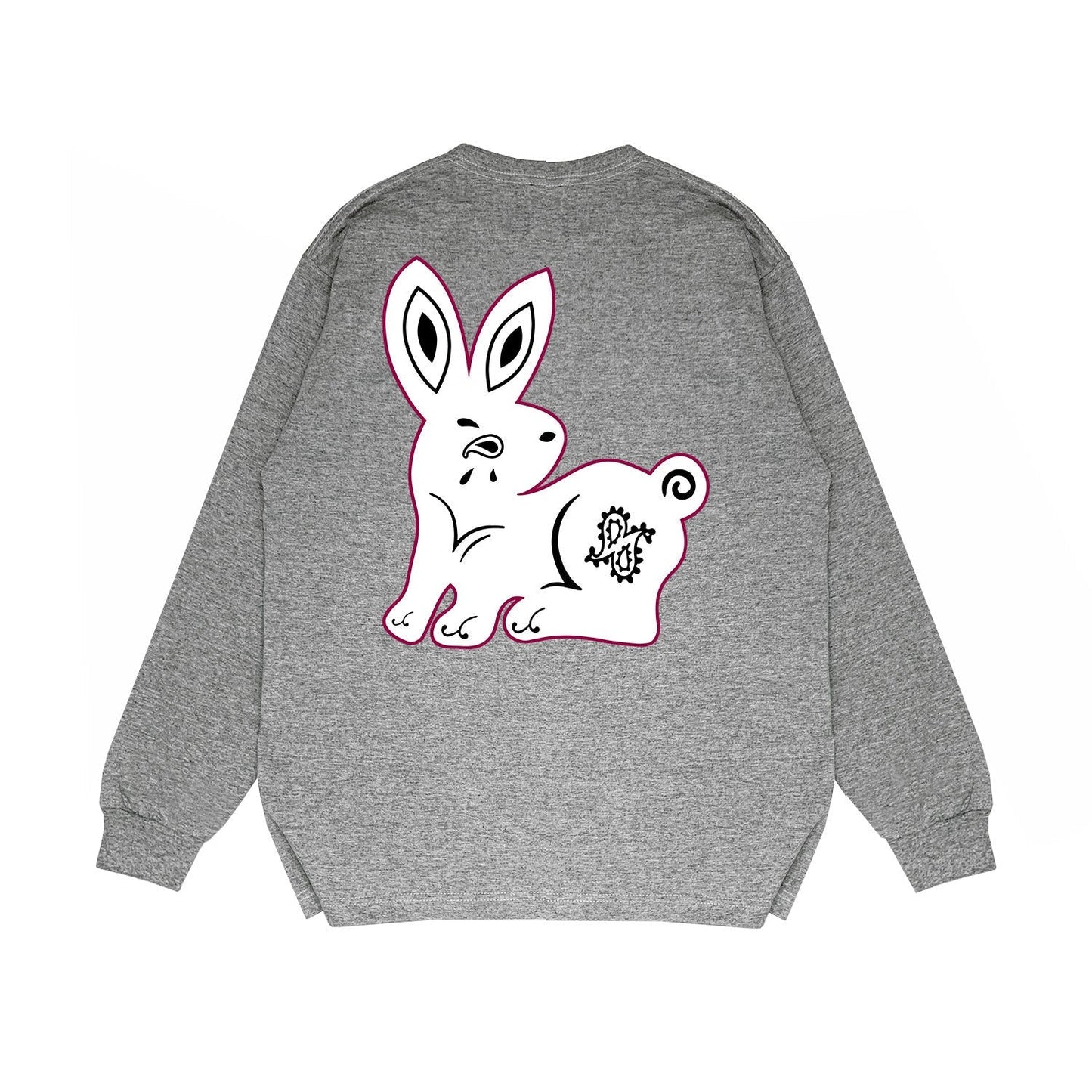 Amiri Long-Sleeve Shirt Creative Bunny Printed Casual Long-Sleeve Shirt