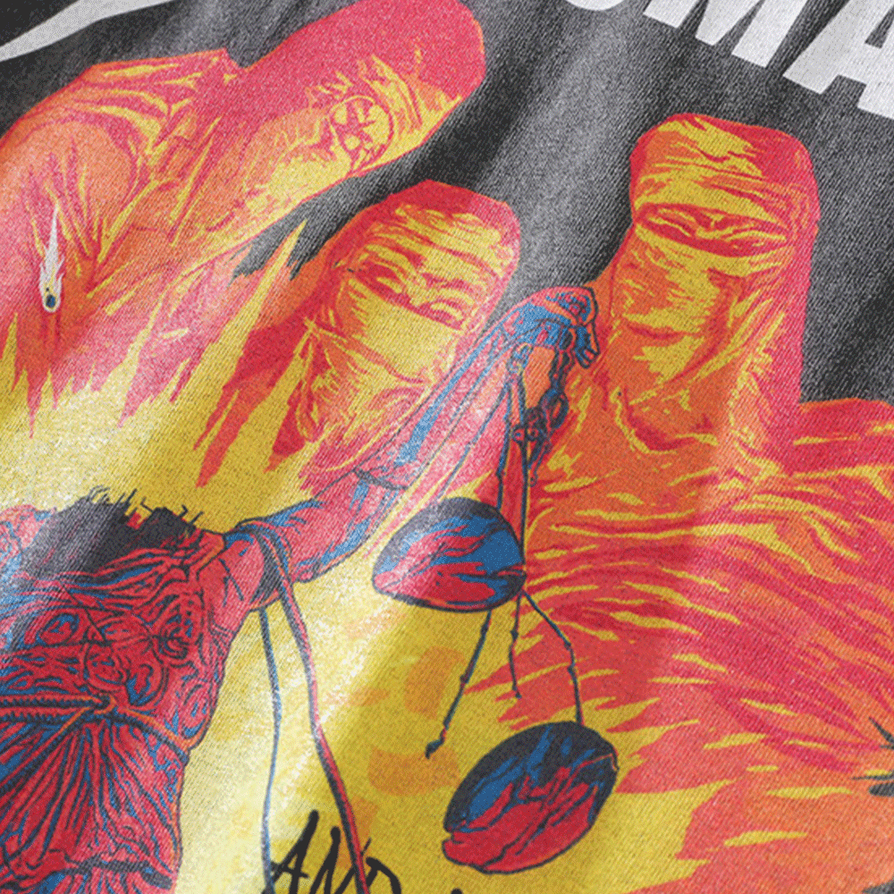 Men Vintage T-Shirt Printed T-shirt Short Sleeve Men Loose T-shirt Summer