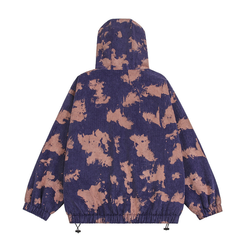 Men Jacket Coat Hooded Jacket Men Loose Casual Long Sleeves Autumn and Winter