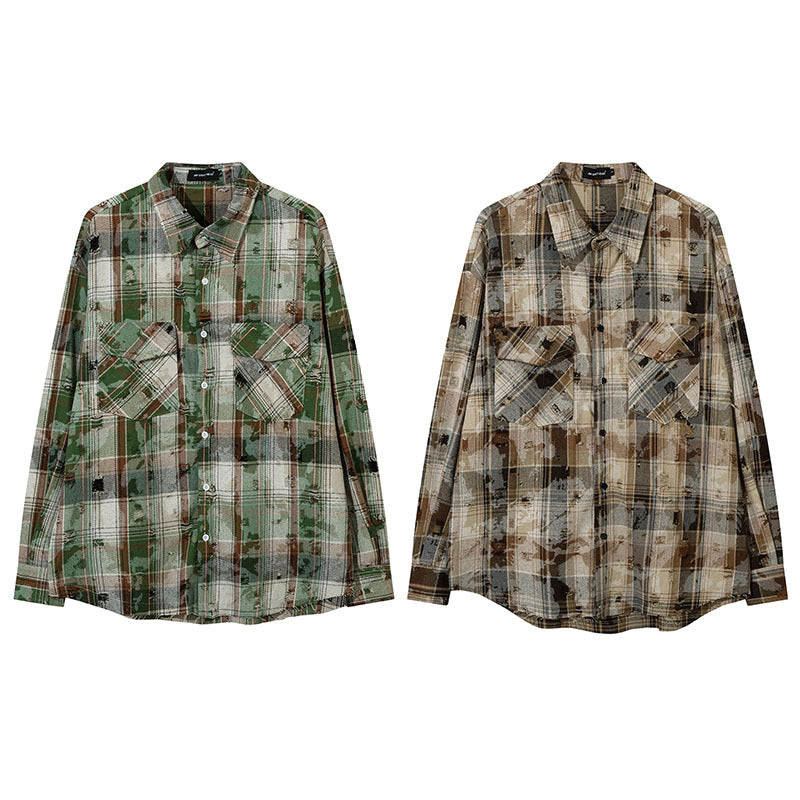 Unisex Vintage Shirt Men's Jacket