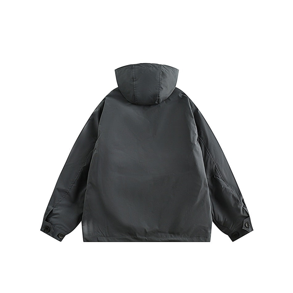 Unisex Coat Loose Winter Cotton Hooded