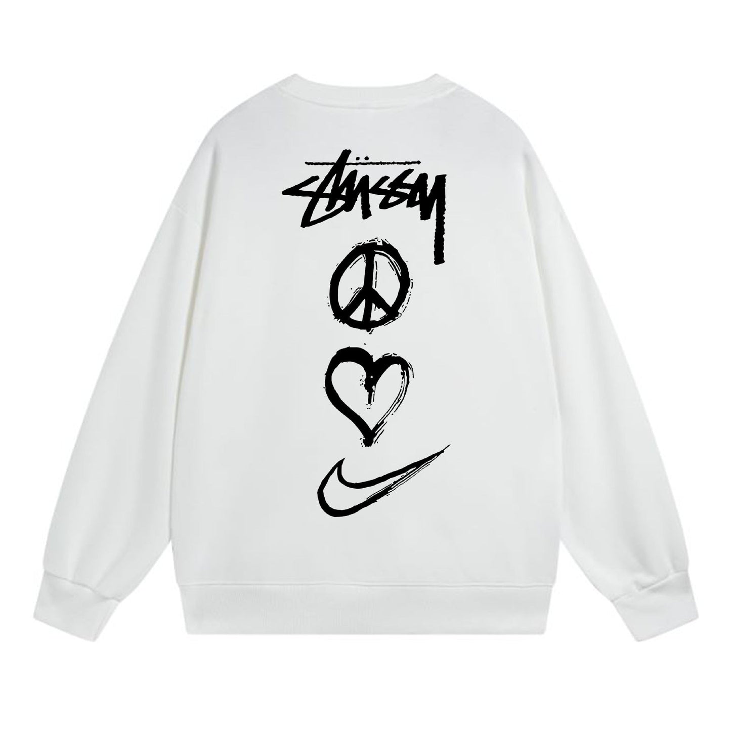 Stussy Sweatshirts Crew Neck Fleece Sweater