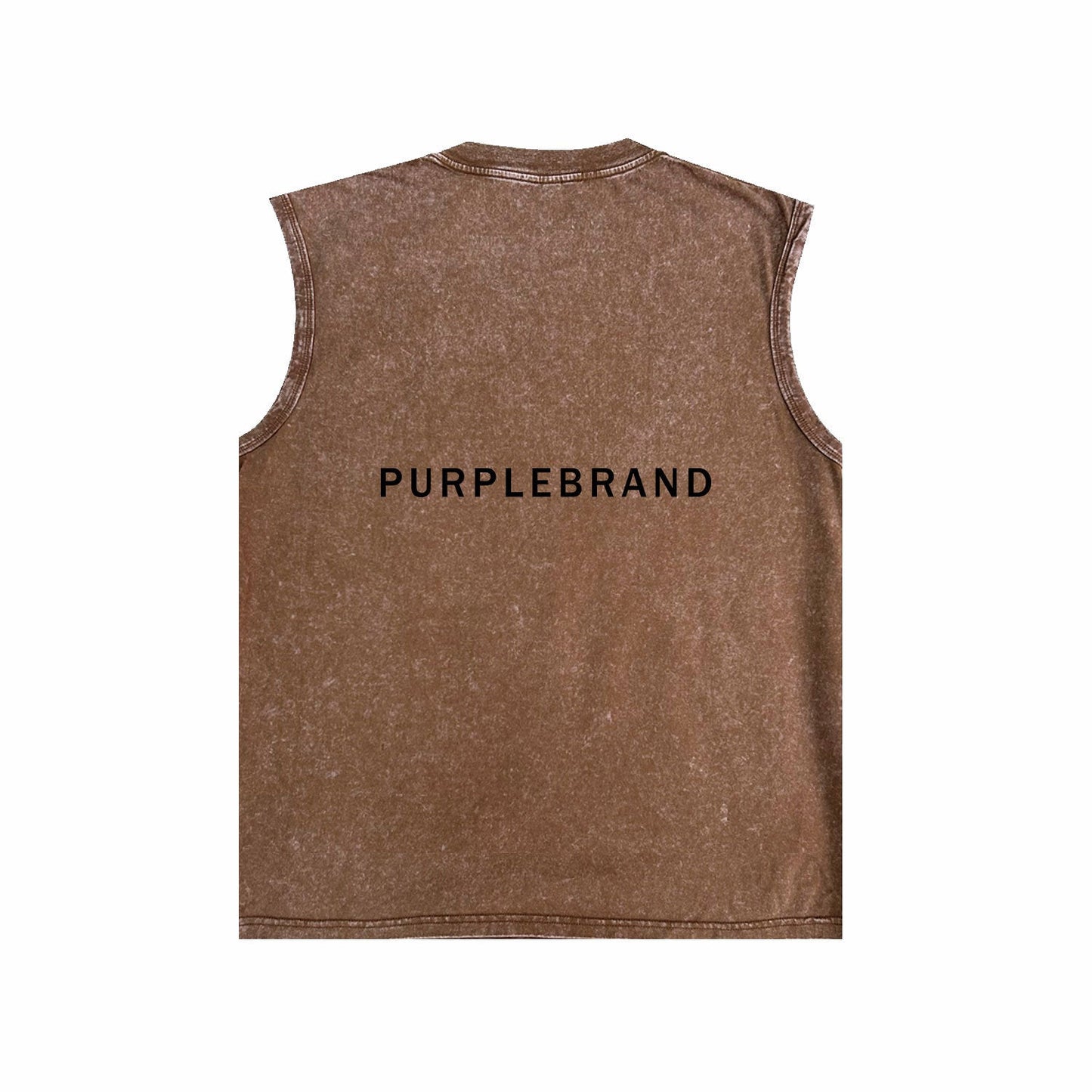 Purple Brand Distressed Tank T Shirts Distressed Sleeveless T-shirt Vest
