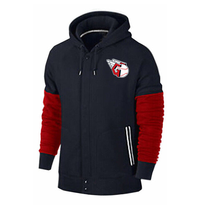 MLB Hoodie baseball jersey hoodie MLB hooded sweater men's cardigan top (Part 2)
