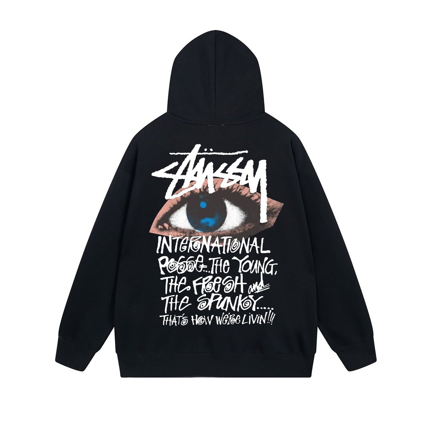 Stussy Hoodie Zip Cardigan Hooded Sweater