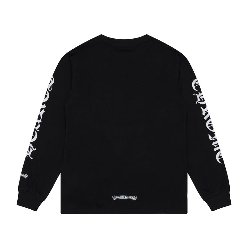 Chh Chrome Heart Long Sleeve Shirt Unisex Fashion Loose Long Sleeve Shirt