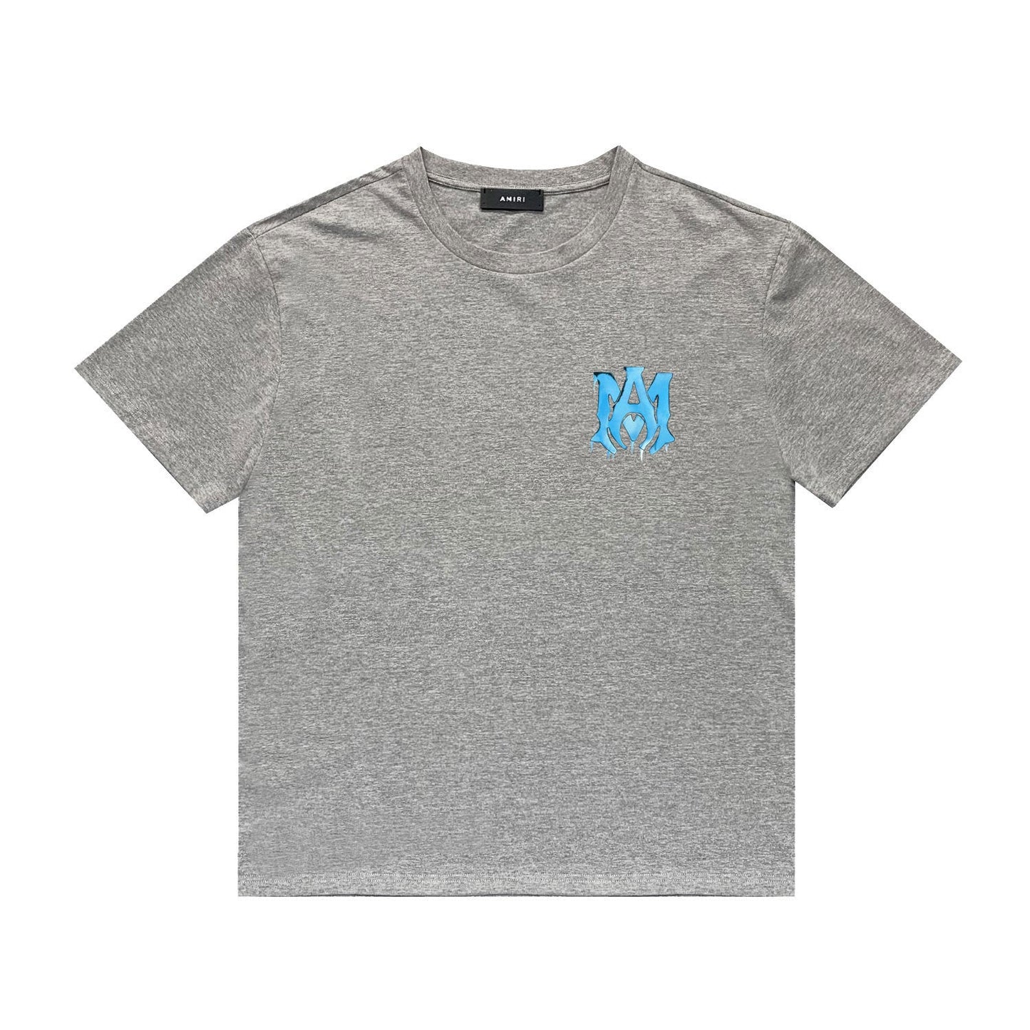 Amiri T Shirt Color Printed Casual round Neck Short Sleeve T-shirt