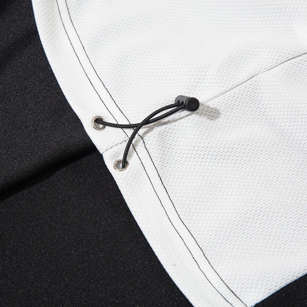 Men Long Sleeve T-shirt Racing Suit Mesh Quick-Drying Sports