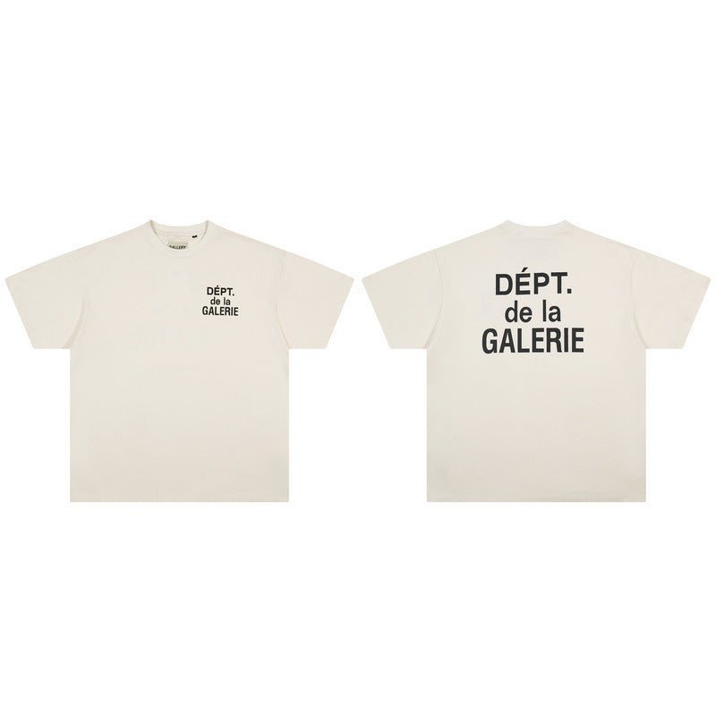 Gallery Dept T-Shirt Alphabet Slogan Short Sleeve T-Shirt