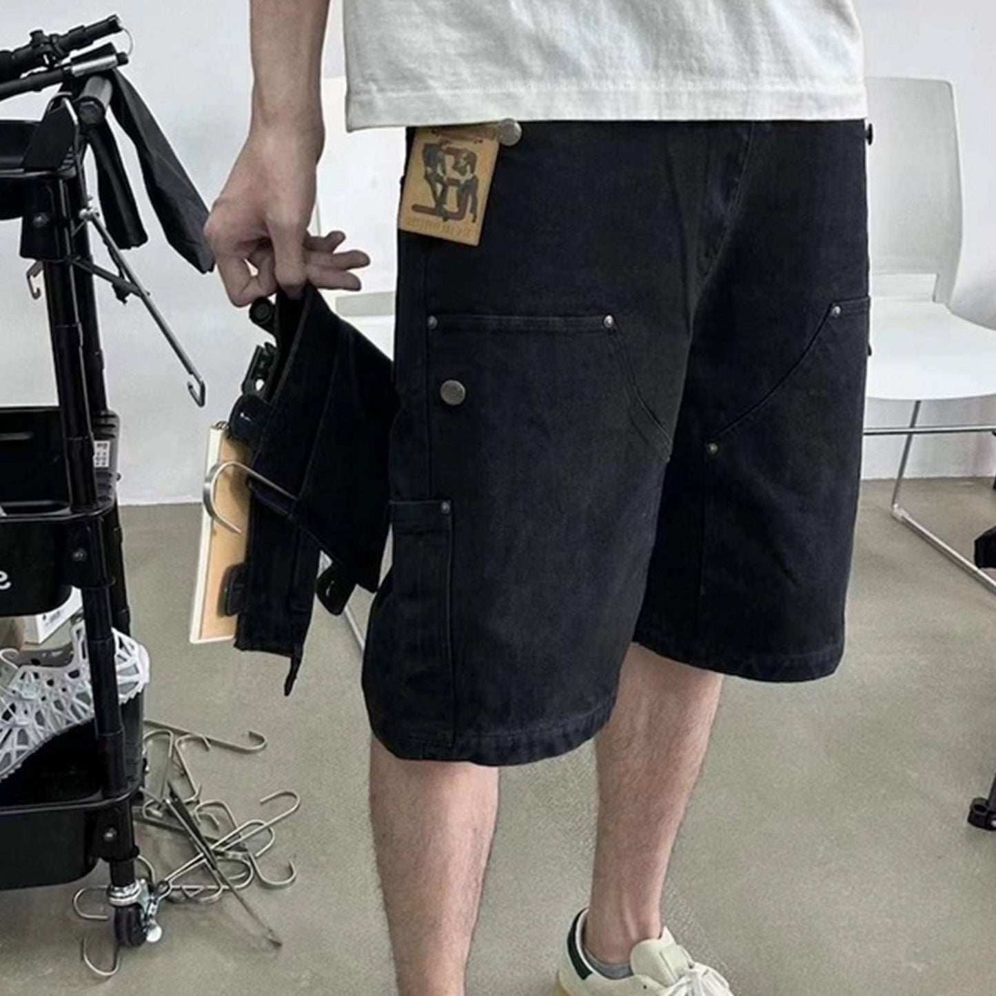 MIJKO Mens Shorts Detachable Shorts