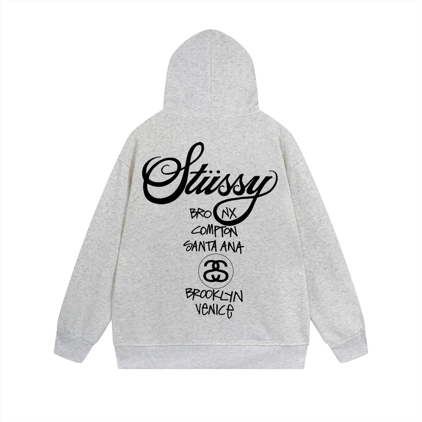 Stussy Hoodie Zip Cardigan Hooded Sweater