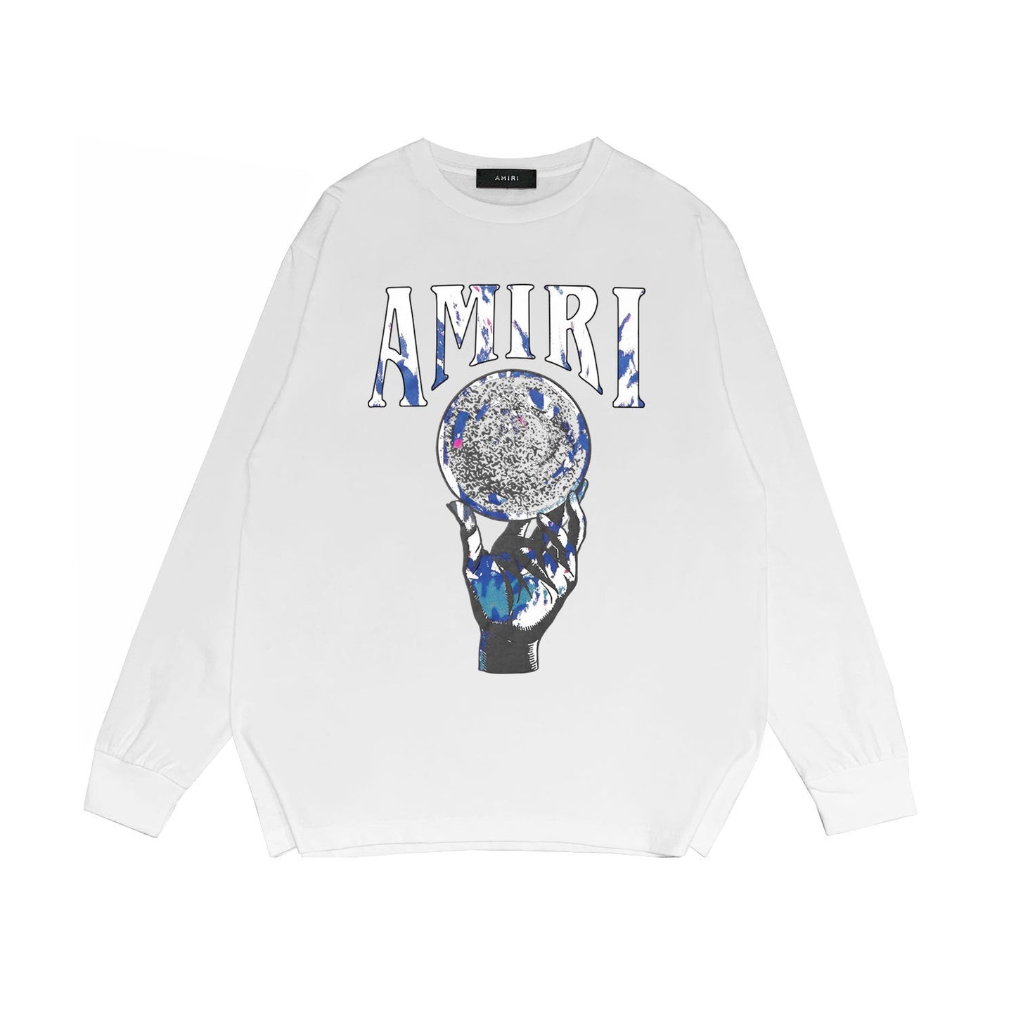 Amiri Long-Sleeve Shirt Personality Printing Stylish Casual