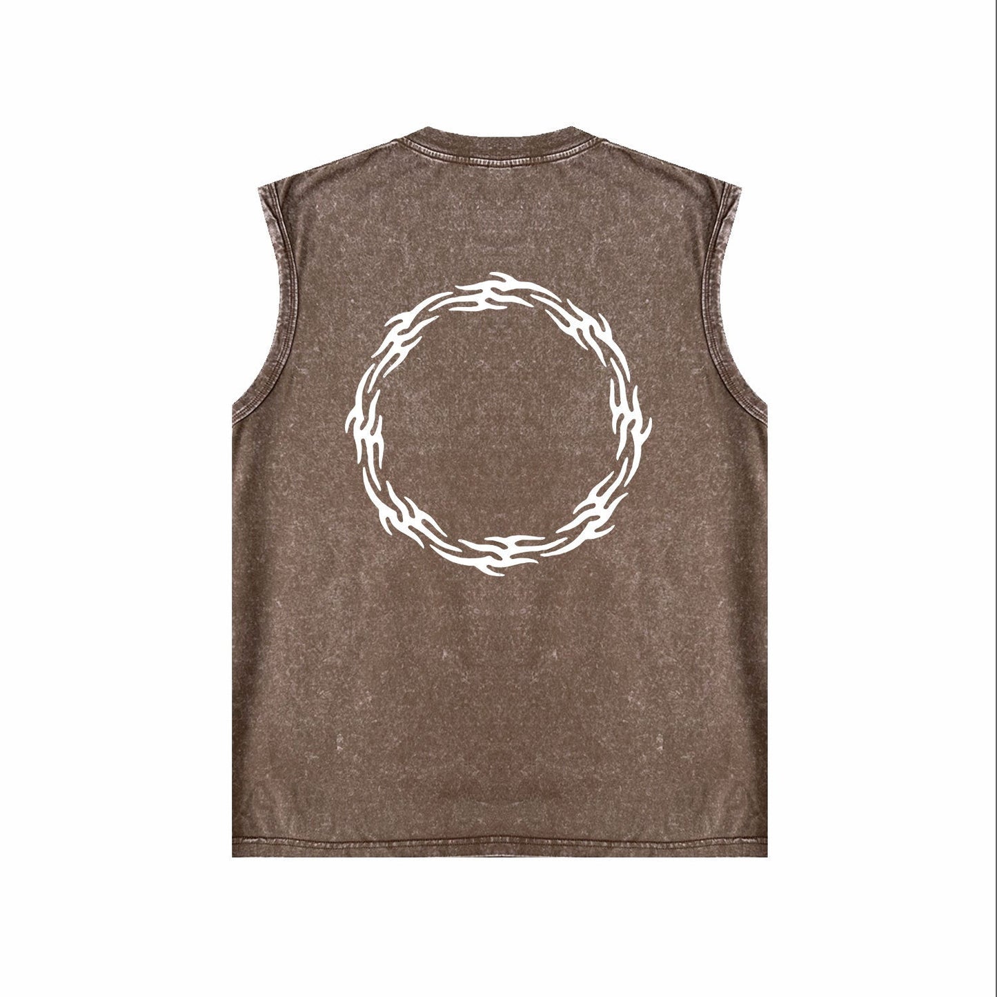 Purple Brand Distressed Tank T Shirts Distressed Sleeveless T-shirt Vest