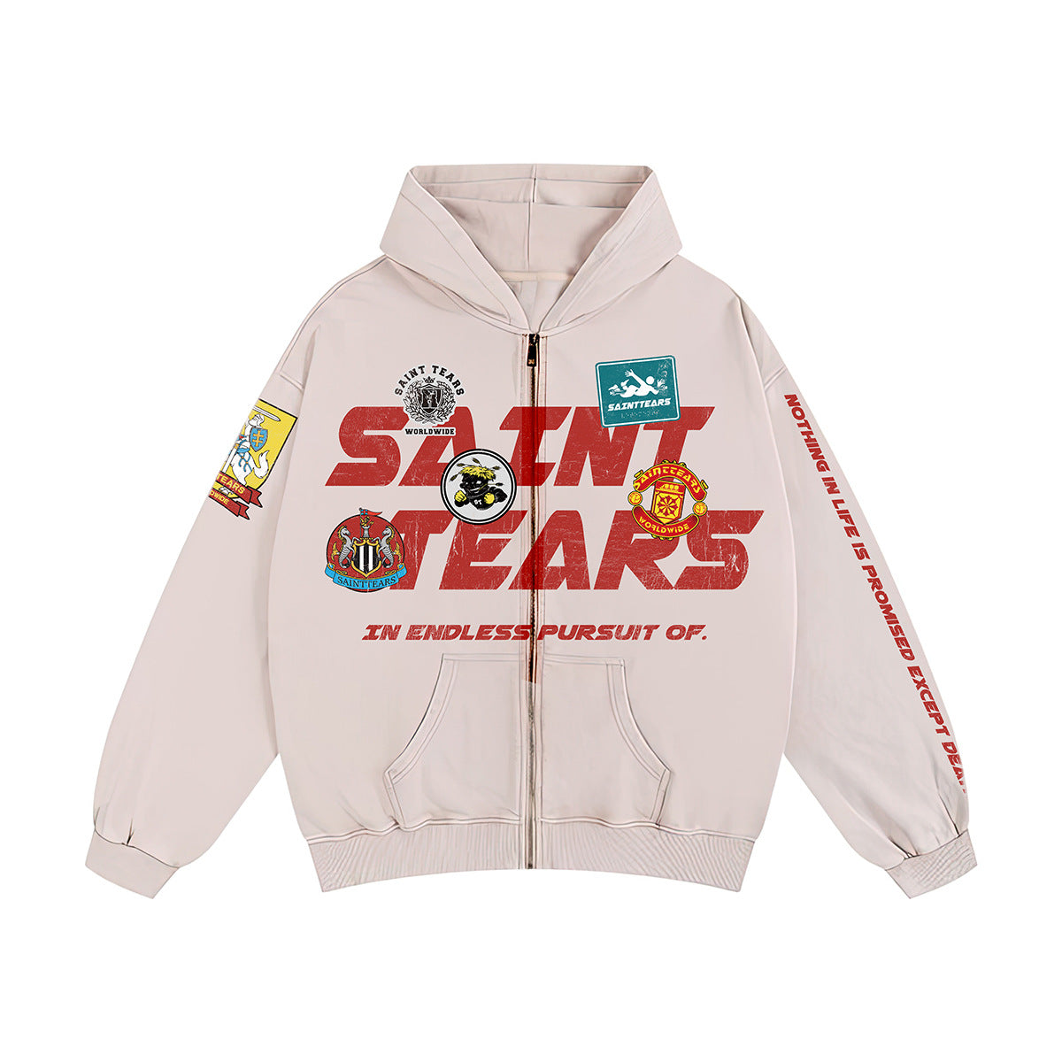 Unisex Hoodies Saint Michael Old Loose Sweater