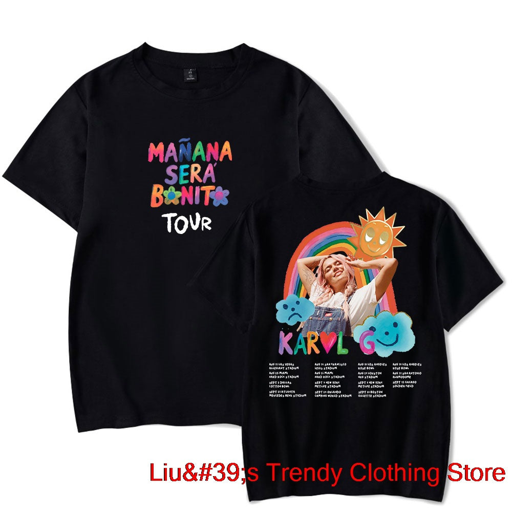 Karol G T-shirts Msb Tour Rainbow