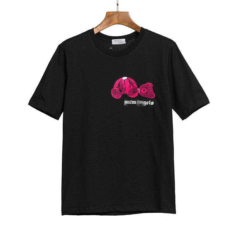 Palm Angle T Shirts Broken Teddy Bear Embroidery