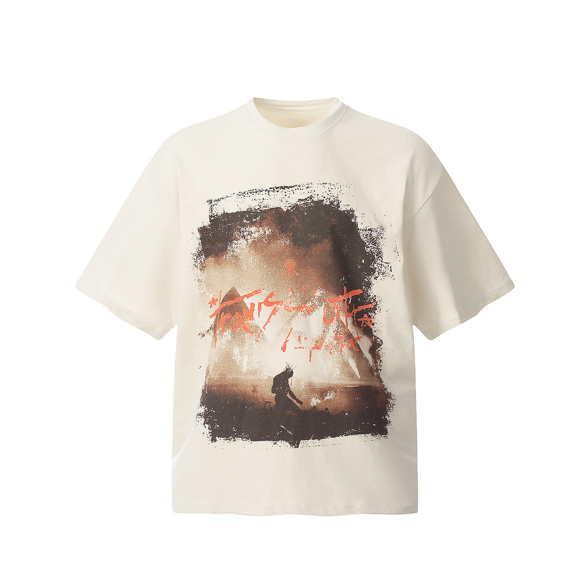 Unisex T-Shirts Travis Scott Album Portrait Cover Casual Loose T-Shirt
