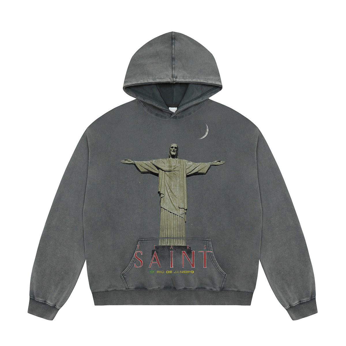 Unisex Hoodies Saint Michael Priest Statue Hoodie