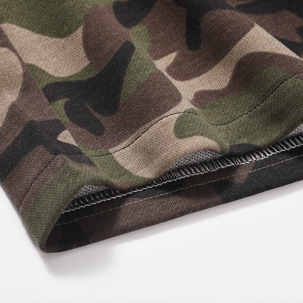 Men Shorts Camouflage Casual Shorts Summer Loose