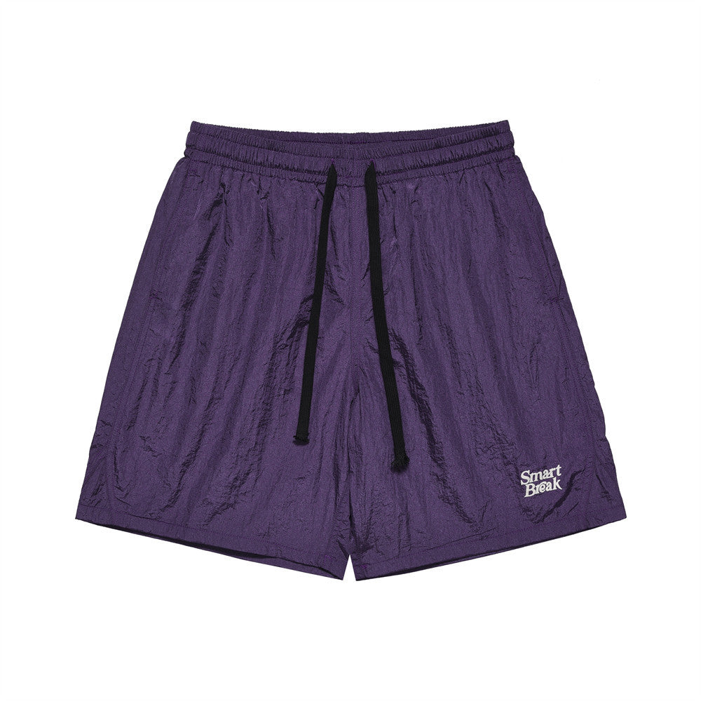 Men Shorts Quick-Drying Lightweight Double Layer Mesh Style for Sports Fitness