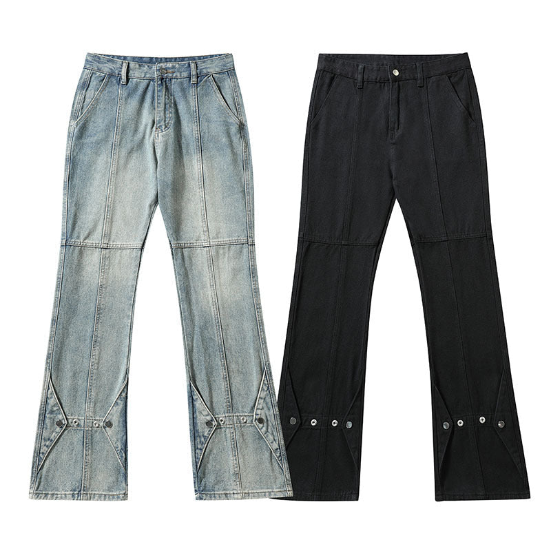 Men Jeans Vintage Flared Jeans