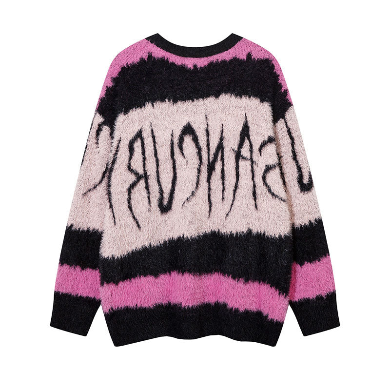 Women Sweater Retro Soft Sweater Sweet Cool Style