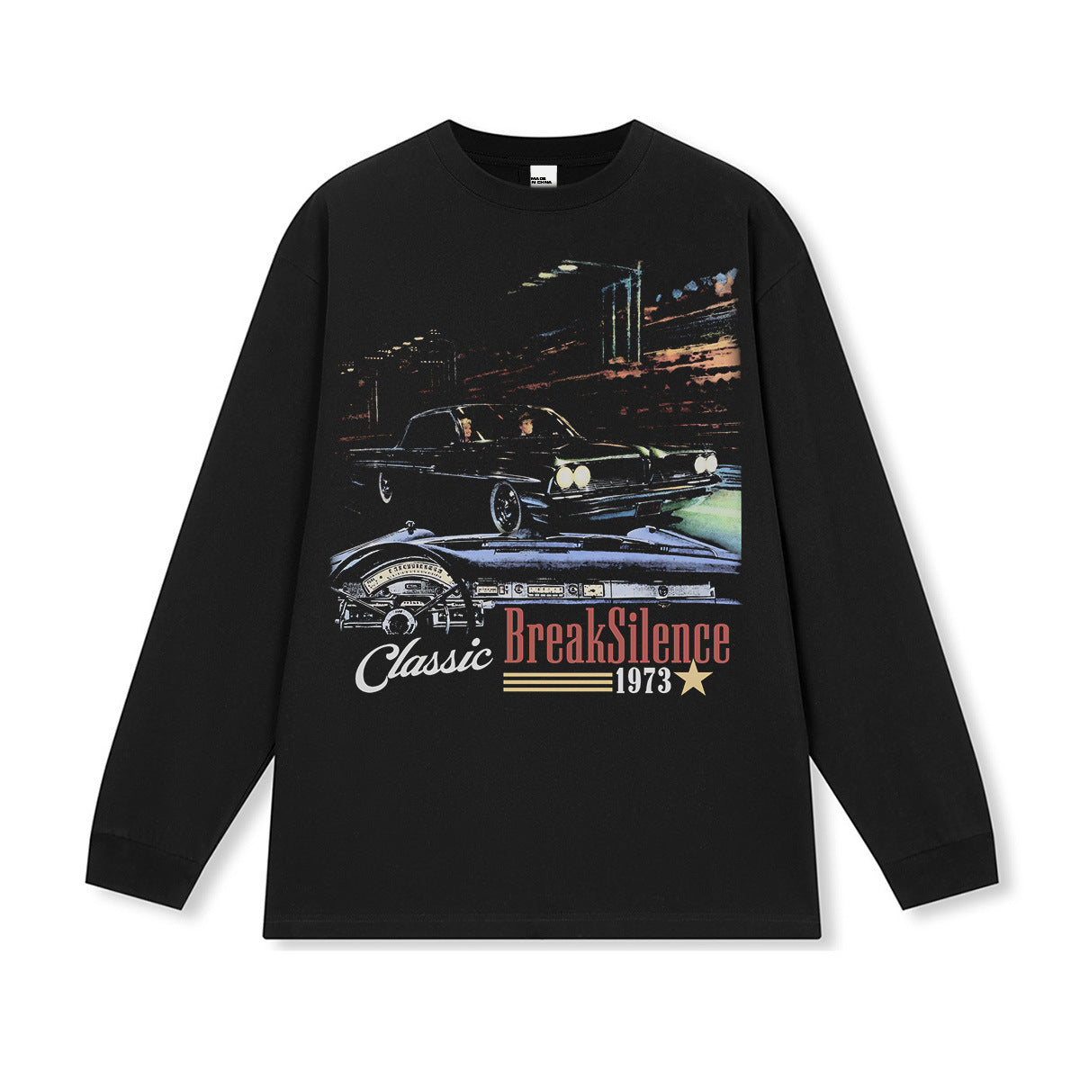 Vintage T-shirts printed short-sleeved t-shirts washed and old