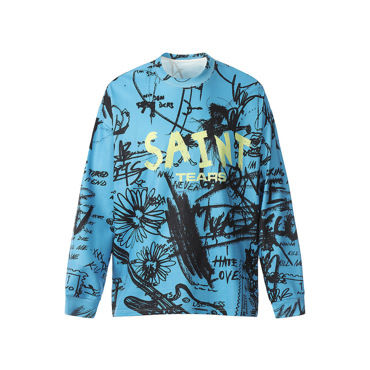 Men Long Sleeve Shirt Saint Michael Loose Long Sleeve Shirt