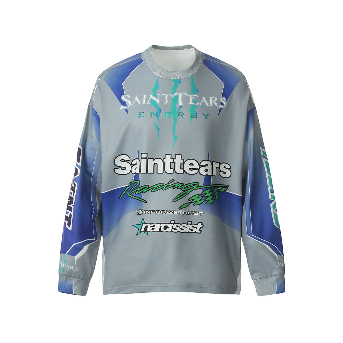 Mens Long Sleeve Shirt Saint Michael Loose Long Sleeve Shirt