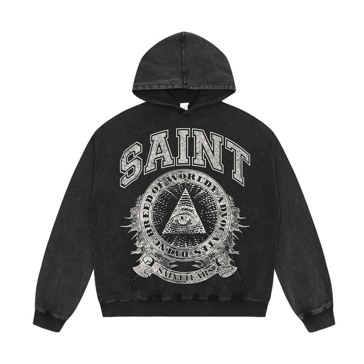 Unisex Hoodies Saint Michael Loose Old Hoodie