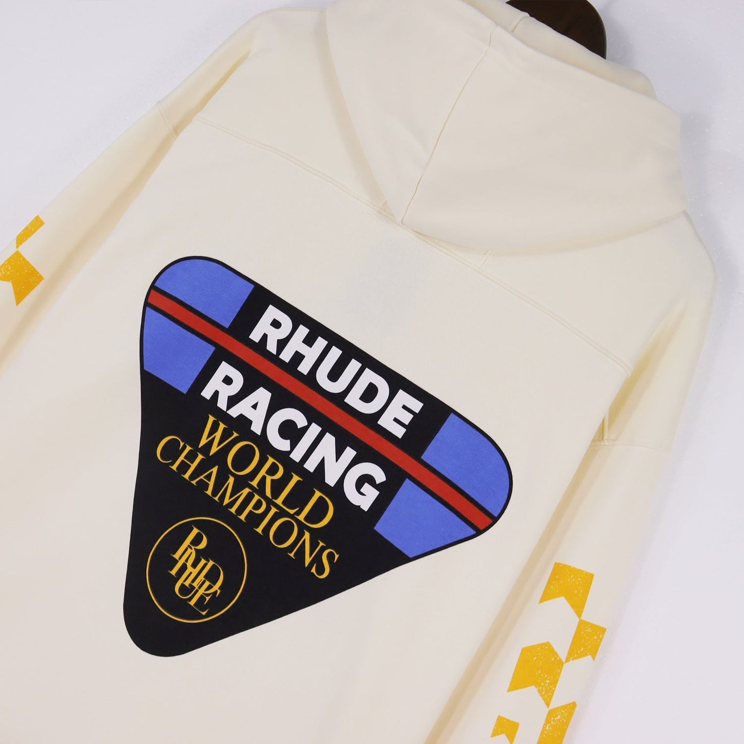 Rhude Hoodie Triangle Label Letter Print Hooded Sweater Hoodie Jacket